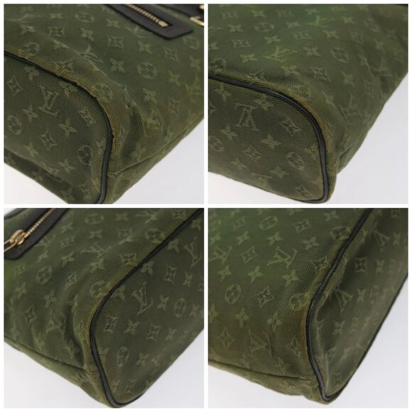 LOUIS VUITTON Monogram Mini Lucille PM Hand Bag TST Khaki M92682 LV Auth 129216 - Picture 15 of 16